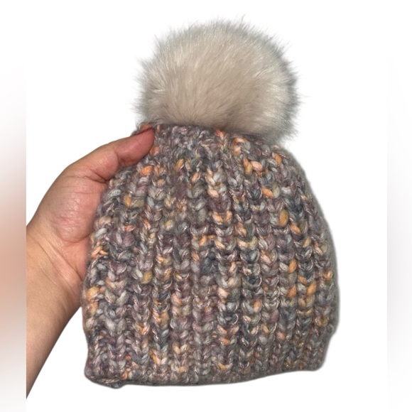 Women's Cozy Multicolor Knit Hat - Picture 1 of 8